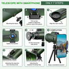 12x52 High Power Monocular Telescope  Monoculars For Adults  Bak-4 Prism And Fmc