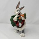 Clothtique Looney Tunes Bugs Bunnys 14 Carrot Christmas Santa Figure 3402 W  Box