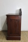 Victorian Carved Walnut Antique Commode  Nightstand  Small Chest
