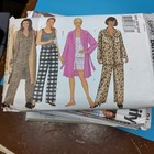 Vintage Sewing Pattern Lot Mccalls Simplicity New Look Plus Size Pajamas Dresses