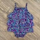 Vineyard Vines X Target Baby Girls School Of Whales Ruffle Romper 6-9 Months