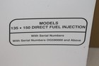 Mariner Mercury Service Manual 135 150 Direct Fuel Injection 90-855347 1997