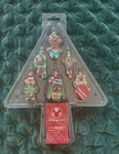 Disney Store Blown Glass Winnie The Pooh Christmas Holiday Ornament Set Rare