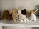 Douglas Muzzle Dog Bundle Of 4 - New With Tags - Approx 8-10 Inches Long Each