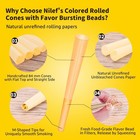 Flavored Pre Rolled Cones   1 1 4 Size 84mm 26mm   30 Pack   Colorful Pre Rollin