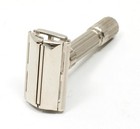 Vintage 1961 G1 Gillette Fatboy Adjustable Safety Razor In Original Case Unused