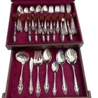 Vintage 1847 Rogers Bros Silverplate Flatware 8 Placeset   Serving Pieces