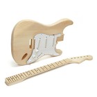 Diy Electric Guitar Kit St Style Basswood Body Maple Neck Fingerboard 21 Frets 