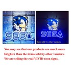 Sega Arcade Video Game Logo 20 x16  Neon Sign Light Lamp With Hd Vivid Printing