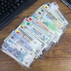 Lots 52 Pcs Different World Banknotes Paper Money Foreign Unc Collection Gift