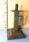Antique Brass Candlestick Holder-sturdy  Handmade  7 5 Inches Tall