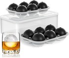 Large Ice Cube Tray For Whiskey  2 5 Inch Silicone Ice Ball Maker - Circle Ic   
