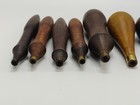 Lot Of 10 Vintage Antique Wood Leather Gunsmithing Woodworking Tool Handles