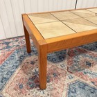 Vintage Mid Century Gangso Mobler Danish Teak Coffee Table Ceramic Tile Top