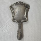 Gorham Sterling  27 Antique Rose Scroll Hand Mirror