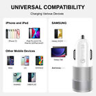 2 Pack Dual Port Usb-c Fast Car Charger Pd Adapter For Iphone Samsung Android