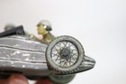 Cko Kellerman 341 Tinplate Clockwork Motorbike Wind Up Motorcycle Motorcyclist B