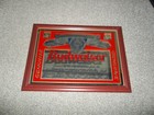 Vtg 1998 Budweiser  king Of Beer  20 x 27  Wood Framed Mirror