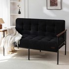 Loveseat Sofa  Button Tufted Upholstered Small Couch For Living Room  Modern    