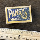Vintage Full Match Box Matches Pansy Strike Anywhere  Indiana Match Corporation