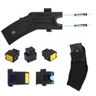 Rechargeable Heavy Duty Stun Gun With Led Flashlight  15ft Range  Safety Switch