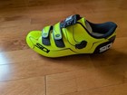 Men   s Sidi Alba Cycling Shoes  Yellow Flow Black  New In Box  Size 41