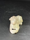 Antique Chinese Carving Jade Dog Figurine Ornament       