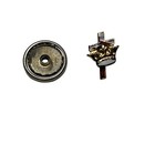 Vintage Yellow 14k Gold Masonic Knights Templar Tie Tack Cross Screw On Back