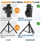 Tripod Speaker Stands Pair Pa Dj Heavy Duty Speaker Stands Adjustable Height    