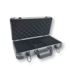 Mrc Poker Deluxe Poker Chip Case Gray  300 Chips Capacity 