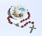 Fatima - Perfumed Rosary Made Out Of Roses  Rosario De Rosas Perfumado
