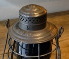 Great Northern Railway Adams   Westlake Lantern With Blue Globe