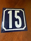 Vintage Porcelain Enamel Metal Sign  15 