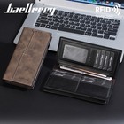 Men s Leather Wallet Long Credit Card Holder Bifold Purse Clutch Rfid Blocking