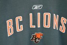 Reebok Bc Lions Canadian Football League Cfl Grey Hoodie - Size Extra Large Xl 