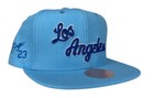 Mitchell   Ness Los Angeles Lakers Embroidered Lebron James Auto Snapback Hat