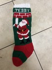 Personalized Hand Knit Christmas Stocking-santa Filling Stocking
