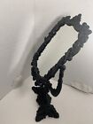 Sale Antique Victorian Vanity Tabletopmirror Ornate Cast Iron Floral Vtg English