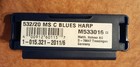 New Hohner Blues Harp Diatonic Harmonica Silver Square Hole Case Made In Germany
