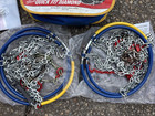 1530-s Les Schwab Quick Fit Diamond Pattern Snow Tire Chains Never Used