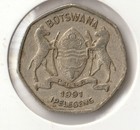 Coin Botswana 1 Pula 1991 Km24
