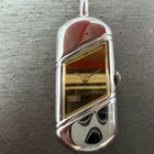 Seiko Pendent Watch Women 13mm Champagne Dial Silver Tone 1320-5730 New Battery