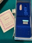 Vintage Lullaby Sterling Cat Diaper Pins Web Pewter  Baby Toothbrush  Goldfield