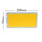 12v 70w 220x120mm Super High Power 7000lm Led Panel Strip Cob Chip Light Lamp Us