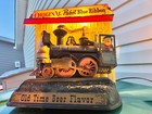 1961 Working Pabst Blue Ribbon Train Lighted And Moving Store Display-see Video