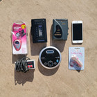 Electronics Lot Iphone 6  Walkman Portable Cd Nintendo Hello Kitty Vintage Music
