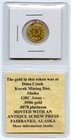 Alaska Gold  Koyuk Mining Dist  Dime Creek  1 Dwt  Hr 6  Gold   Platinum Nugget 