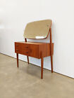 Vintage Danish Mid Century Modern Teak Vanity
