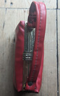 Child s  Vintage Red Patent Box Handbag  bx 201 