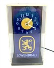 Vintage Miller Lowenbrau Beer Cube Clock With Light 9  Tall L  wenbr  u   Works  